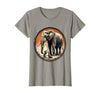 Mademark Mouse Hands Elephant a Tiny Broom Funny Animal Art T-Shirt - Women - size chart