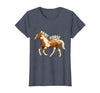 Mademark Paint Horse Painted Soul Equestrian Design T-Shirt - size chart