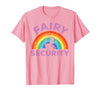 Halloween Fairy Security Father's Day Apparel Men Fairy Security Funny Dad Costume T-Shirt - size chart