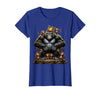 Mademark King Gorilla Dad Surrounded by Little Monkeys T-Shirt - Women - size chart