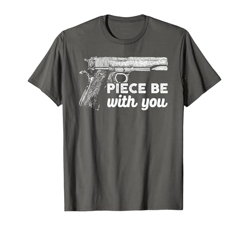 Gun Lover Cool Man Tee Piece Be with You 2nd Amendment Gun Lover Cool Man T-Shirt - size chart