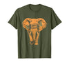 Mademark Herd Mentality Approved Elephant Design T-Shirt - Men - size chart