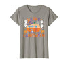 Spooky Camp-O-Ween Ghosts and Campfire Apparel Happy Camp-O-Ween Halloween Camping Ghosts and Campfires T-Shirt - size chart