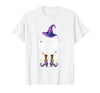 Funny Quote Horror Costume Party Family Friends I'm The Retired Witch Spooky Scary Halloween Retiree Women T-Shirt - size