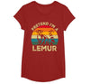 Funny Costume Party Halloween Tees by T&T Pretend I'm A Lemur Lazy Halloween Costume T-Shirt - size chart