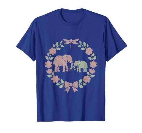 Mademark Elephant Mother and Calf Trunk Touch Mama Gift T-Shirt - Men - size chart