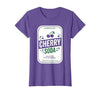 Funny Soda Pop Label Tees Soda Group Halloween Costume Cherry Soda T-Shirt - size chart