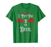 I Put the D in Devil Tees I Put the D in Devil Funny Halloween Matching Couple T-Shirt - size chart