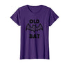 Funny Halloween tees for men and women Vintage Old Bat tee for Halloween and Birthdays T-Shirt - size chart