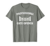 cow apparel Professional gate Opener, Cow Gate Opener T-Shirt - size chart