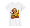 Mademark Certified Banana Enthusiast Funny Monkey Design T-Shirt - Women - size chart