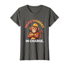 Mademark Head Monkey In Charge Circus Boss Design T-Shirt - Women - size chart
