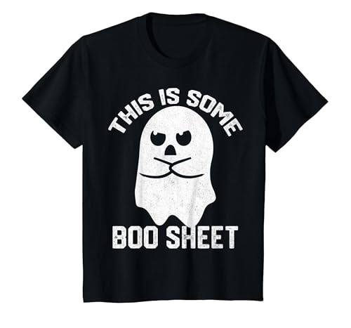 This Is Some Boo Sheet Funny Halloween Ghost This is Some Boo Sheet Halloween Angry Ghost Funny Men Women T-Shirt - size