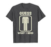 Humor Head Halloween Party Fun Guess What I Need Head Graphic T-Shirt - size chart