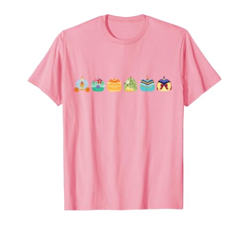 Disney Princess Pumpkins Fall Autumn Lineup of Princesses T-Shirt - size chart