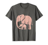 Mademark Mama Elephant Trunk Wrapped Around Baby T-Shirt - Men - size chart