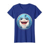 Mademark 2nd Grade Great White Shark Open Jaw Graphic T-Shirt - size chart