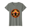Mademark Monkey Silhouette Tropical Sunset Graphic T-Shirt - Women - size chart