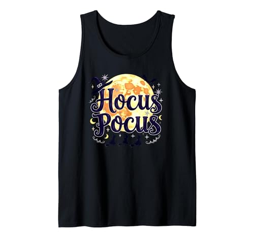 Mademark Hocus Pocus: Witchy Halloween Moon Magic for Fans Tank Top - size chart