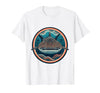 Mademark Whale Shark Sunlit Ocean Surface Illustration T-Shirt - size chart