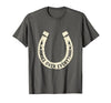 Mademark Horses Over Everything Equestrian Design T-Shirt - Men - size chart