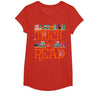 Trick or Read Funny Halloween Teacher Book Library Reading T-Shirt - size chart