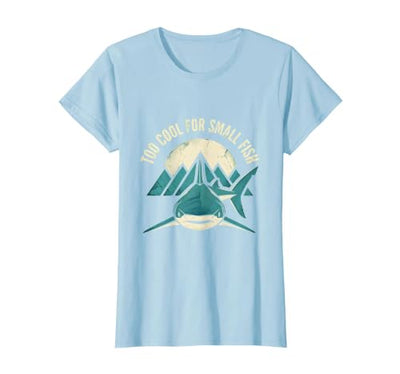 Too Cool For Small Fish Whale Shark Design T-Shirt