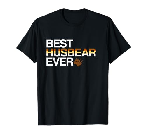 LGBT Love is Love Gay Bear Shirts Gay Bear Tee The Best Husband of All Time T-Shirt - size chart