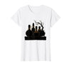 Mademark Vintage Halloween Potion Bottles Dusty Shelf T-Shirt - size chart
