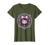 Mademark Women's Cute Vampire Girl Halloween Graphic Design T-Shirt - size chart