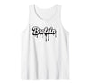 Queer & Gay Body Builder Daddy Bear Muscle Jock Funny Gay Men's Muscle Gym Bro - Protein Shake Brotein Tank Top - size chart