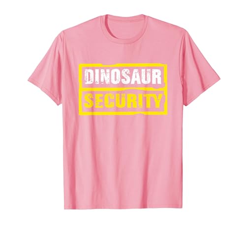 Halloween Dinosaur Security Costume RTees Halloween Adult Costume Dinosaur Security Dad Mom T-Shirt - size chart