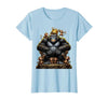 Mademark King Gorilla Dad Surrounded by Little Monkeys T-Shirt - Women - size chart