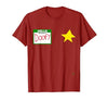 halloween costumes by Jean Olivier Funny Halloween Officer tee - doofy Costume Halloween T-Shirt - size chart