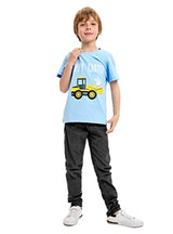 Easter Day Gift for Toddler Boy Baby Girl Tractor Loving Bunny T-Shirt — design detail