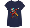 Creepy Halloween Dabbing Dab Dance Dabbing Creepy Clown Scary Halloween Dab Dance T-Shirt - size chart