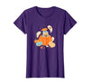 Disney Winnie The Pooh Halloween Cute Eeyore Pumpkin Patch T-Shirt - size chart