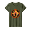 Mademark Monkey Silhouette Tropical Sunset Graphic T-Shirt - Women - size chart