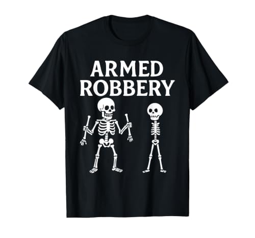 Armed Bones Joke Joke Apparel Men Women sarcastic Funny Skeleton Pun Armed Bones Joke Halloween Humor Costume T-Shirt - size