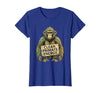 Mademark Clean Primate Energy Monkey Sober Men Design T-Shirt - Women - size chart