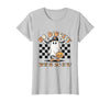 Halloween Pumkin Trick Or Treat Apparel No Diggity About to Bag It Up Trick Treat Candy Halloween T-Shirt - size chart