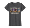 RBG Supremes Court cute gift THE SUPREMES Halloween Cute Woman Supreme Court Justices RBG T-Shirt - size chart