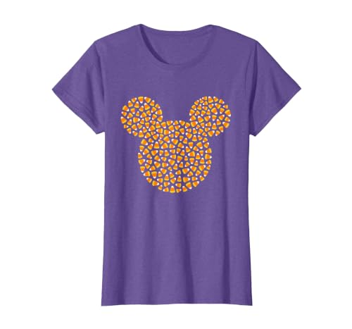 Disney Mickey Mouse Candy Corn Halloween T-Shirt - size chart