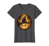 Mademark Monkey Silhouette Tropical Sunset Graphic T-Shirt - Women - size chart