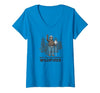Womens Smokey Bear Only You Can Prevent Wildfires V-Neck T-Shirt - size chart