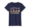 RBG Supremes Court cute gift THE SUPREMES Halloween Cute Woman Supreme Court Justices RBG T-Shirt - size chart