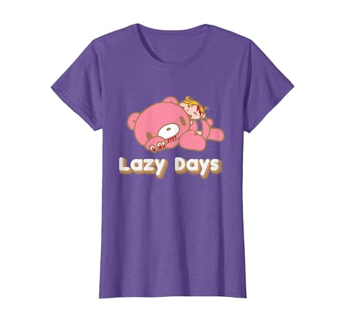 Gloomy Bear The Naughty Grizzly & Pity Lazy Days Anime T-Shirt - size chart