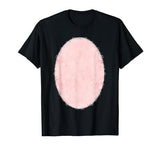 Halloween Pig Belly Costume Halloween Pop Belly Pink Pig Costume T-Shirt - size chart