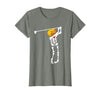 Funny Skeleton Golf Halloween Costume Golf Skeleton Pumpkin Halloween Shirt T-Shirt - size chart