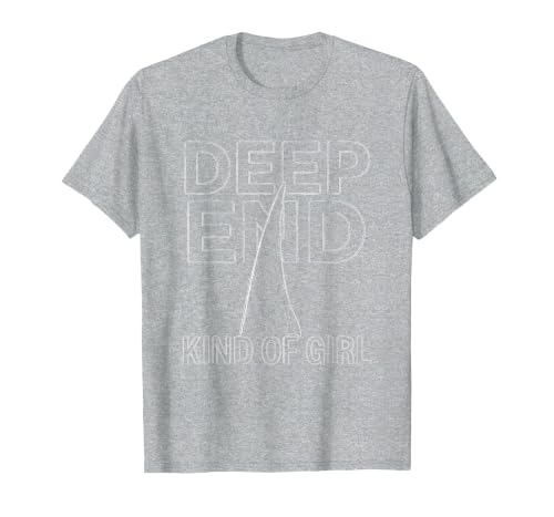 Mademark Deep End Kind of Girl Womens Shark Design T-Shirt - size chart